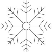 Snowflake which can easily modify or edit vector