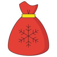 Santa Bag which can easily modify or edit vector