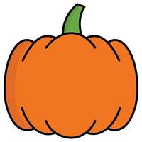 Pumpkin which can easily modify or edit vector