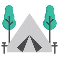 Camping Tent which can easily modify or edit vector