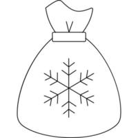 Santa Bag which can easily modify or edit vector