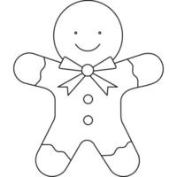 Gingerbread Man which can easily modify or edit vector