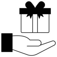 Gift which can easily modify or edit vector