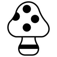 Mushrooms which can easily modify or edit vector