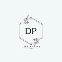 DP Beauty vector initial logo art, handwriting logo of initial signature, wedding, fashion, jewerly, boutique, floral and botanical with creative template for any company or business.