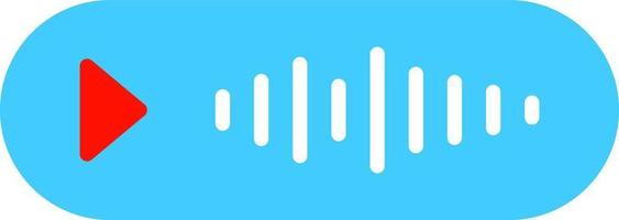 Voice Message Vector Icon Design