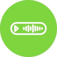 Voice Message Vector Icon Design