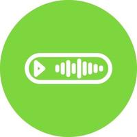 Voice Message Vector Icon Design