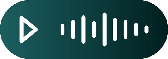 Voice Message Vector Icon Design