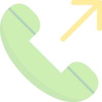 Outgoing Call Vector Icon Design
