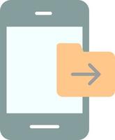 Send Folder Vector Icon Design