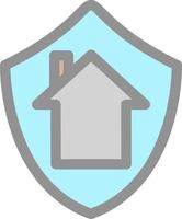 diseño de icono de vector de seguridad en el hogar