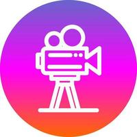 diseño de icono de vector de grabación de video