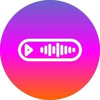 Voice Message Vector Icon Design