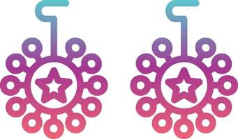 Earrings Vector Icon