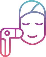 Facial Treatment Vector Icon