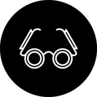 icono de vector de gafas