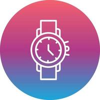 icono de vector de reloj de pulsera