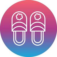 Slippers Vector Icon