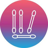 Cotton Stick Vector Icon