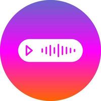 Voice Message Vector Icon Design