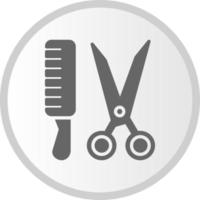 icono de vector de herramientas de peluquero