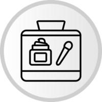 icono de vector de kit de maquillaje