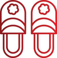 Slippers Vector Icon