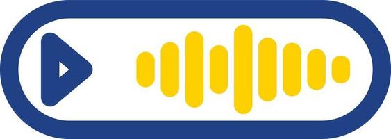 Voice Message Vector Icon Design