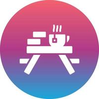 Picnic Table Vector Icon