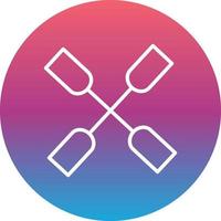 Paddle Vector Icon