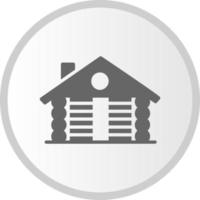 Wooden House Vector Icon