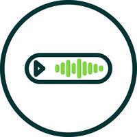 Voice Message Vector Icon Design
