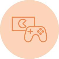 icono de vector de consola de juegos