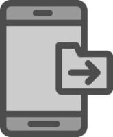 Send Folder Vector Icon Design