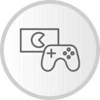 icono de vector de consola de juegos