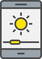 Brightness Vector Icon