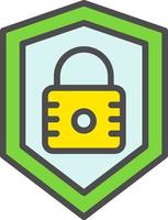 icono de vector de seguridad