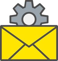 icono de vector de correo