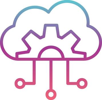 Cloud Computing Vector Icon