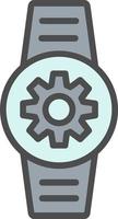 icono de vector de reloj inteligente