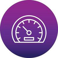 Speedometer Vector Icon