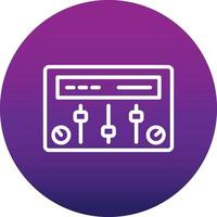 Control Panel Vector Icon