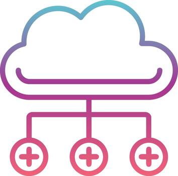Cloud Computing Vector Icon