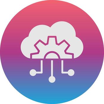Cloud Computing Vector Icon
