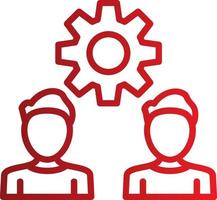 Team Management Vector Icon