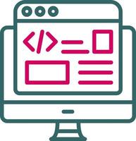 Back-end Developer Vector Icon