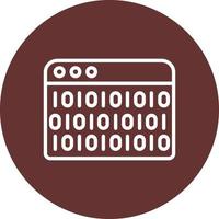 Binary Code Vector Icon