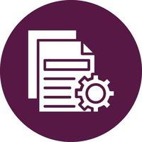 Content Management Vector Icon