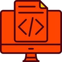 icono de vector de extensión de archivo